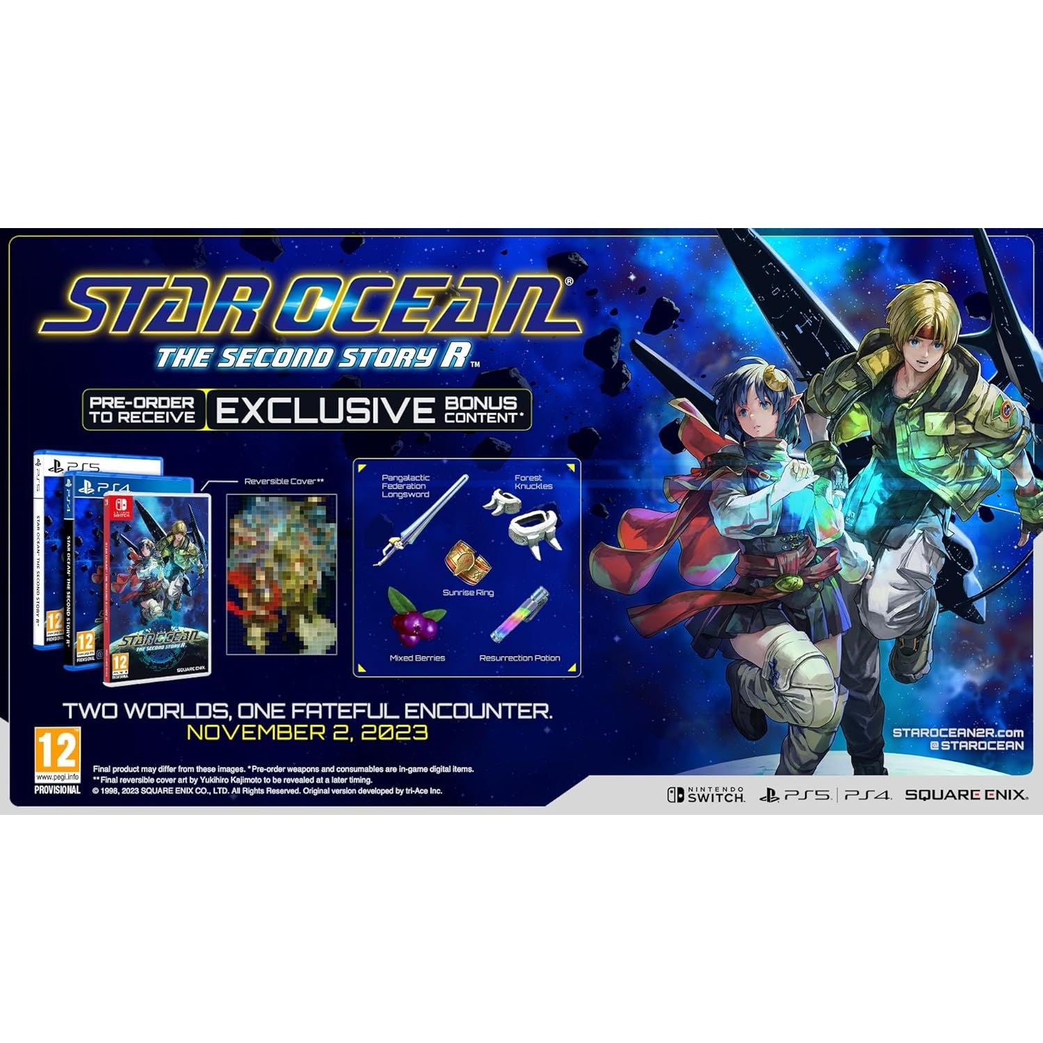 Buy Nintendo,Star Ocean: The Second Story R (Nintendo Switch) - Gadcet UK | UK | London | Scotland | Wales| Near Me | Cheap | Pay In 3 | Video Game Software